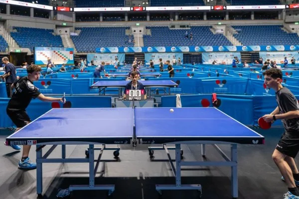 table tennis competition arena